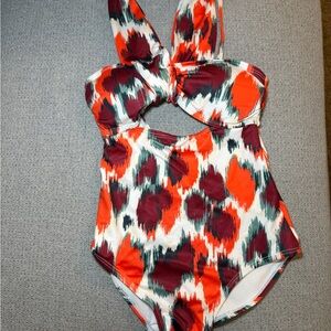 Primark Multicolor Abstract One-Piece Swimsuit